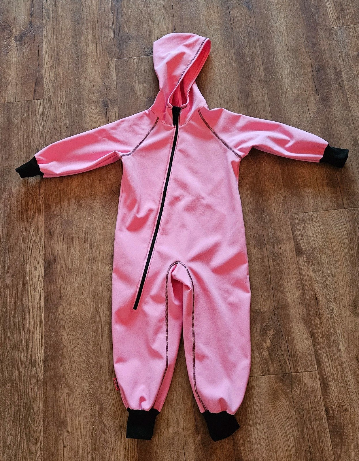 IELM roze softshell overall, maat 110, Overige typen, Meisje, Zo goed als nieuw, Ophalen