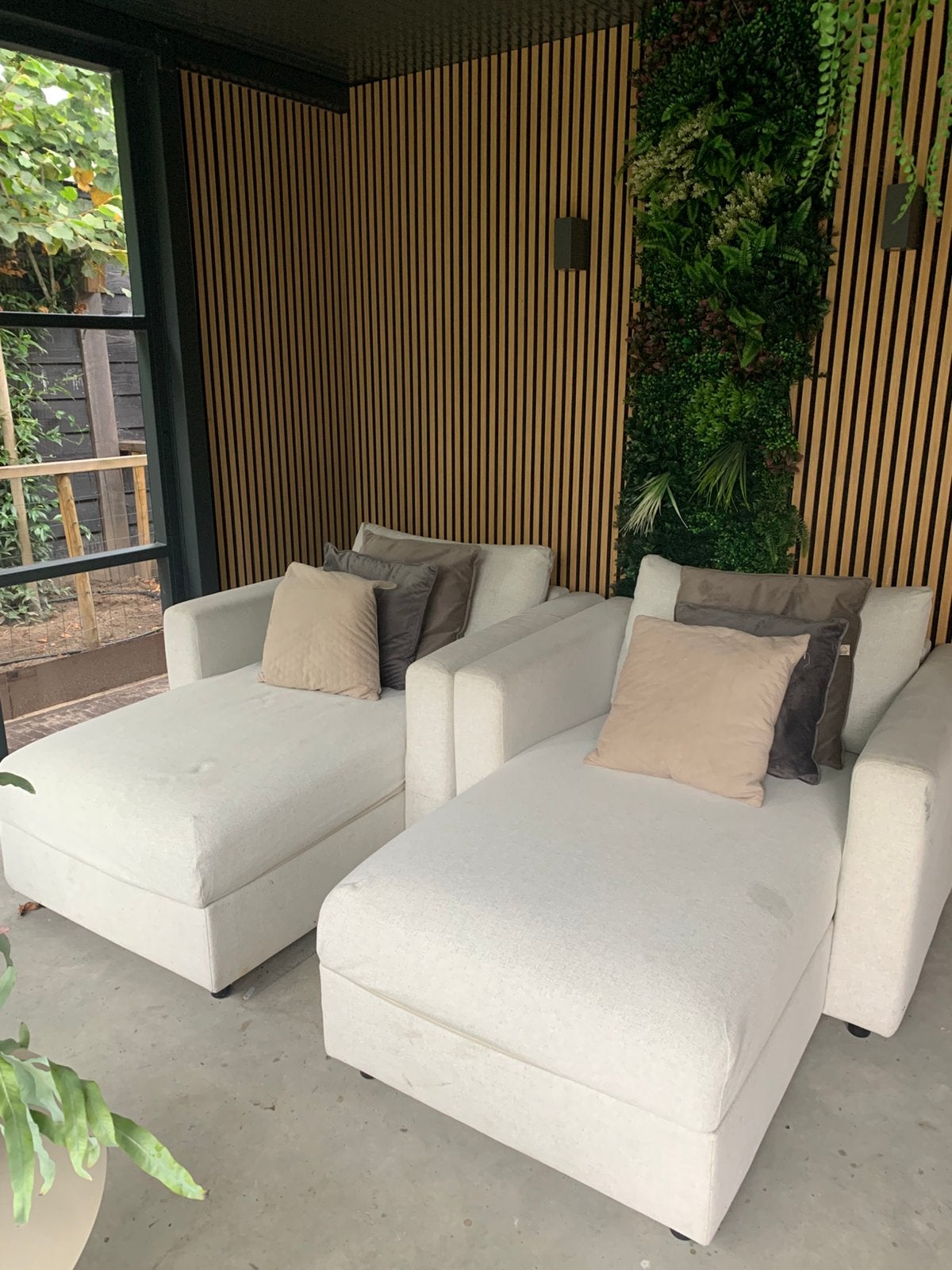 2 lounge stoelen, Huis en Inrichting, Ophalen, Gebruikt, 75 tot 100 cm