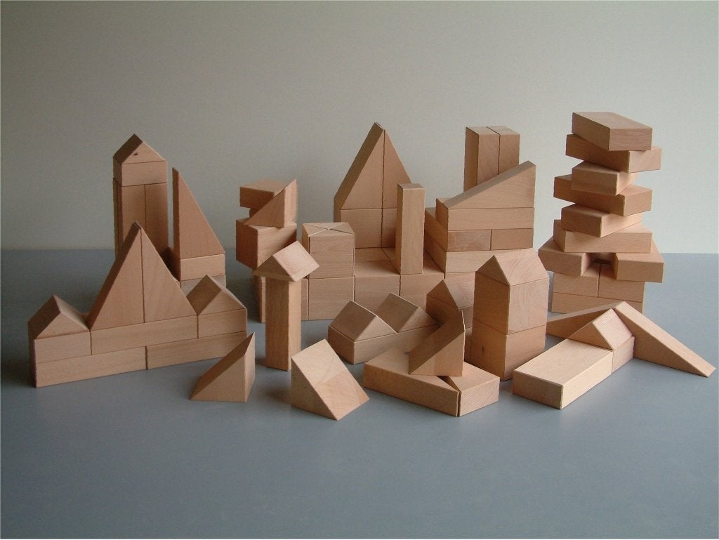 Haagse Set Blokkenset 10cm basismaat voor Kleuterscholen, Ophalen, Nieuw, Overige merken