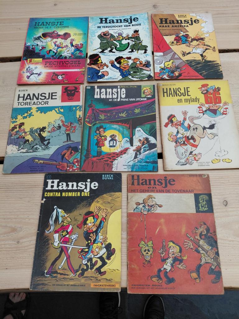 Hansje stripboeken collectie - 8 delen, Boeken, Ophalen of Verzenden