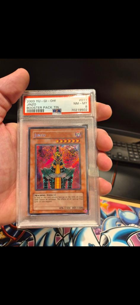 Yu-Gi-Oh! Jinzo BPT-011 PSA 8 - Booster Pack Tin, Hobby en Vrije tijd, Verzamelkaartspellen | Yu-gi-Oh!, Ophalen of Verzenden