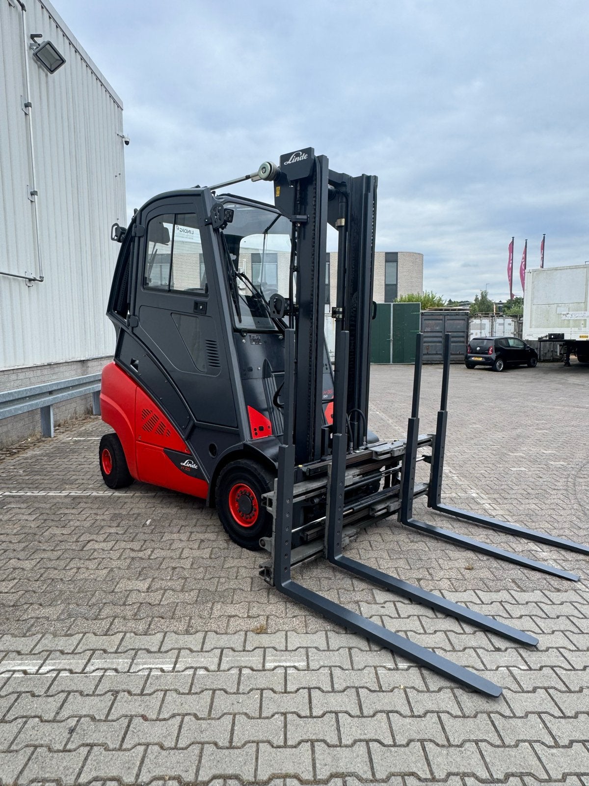 Linde H35D-02 EVO 2015 Diesel kaup vorkversteller sideshift, 3000 tot 4000 kg, Ophalen, Diesel, Heftruck