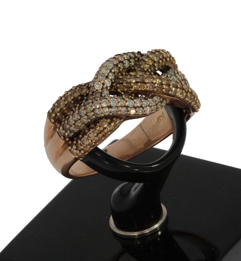 Tientallen diamanten luxe 14k gouden dames ring briljant, Voordeelsieraden, Verzenden, 19 tot 20, Zo goed als nieuw