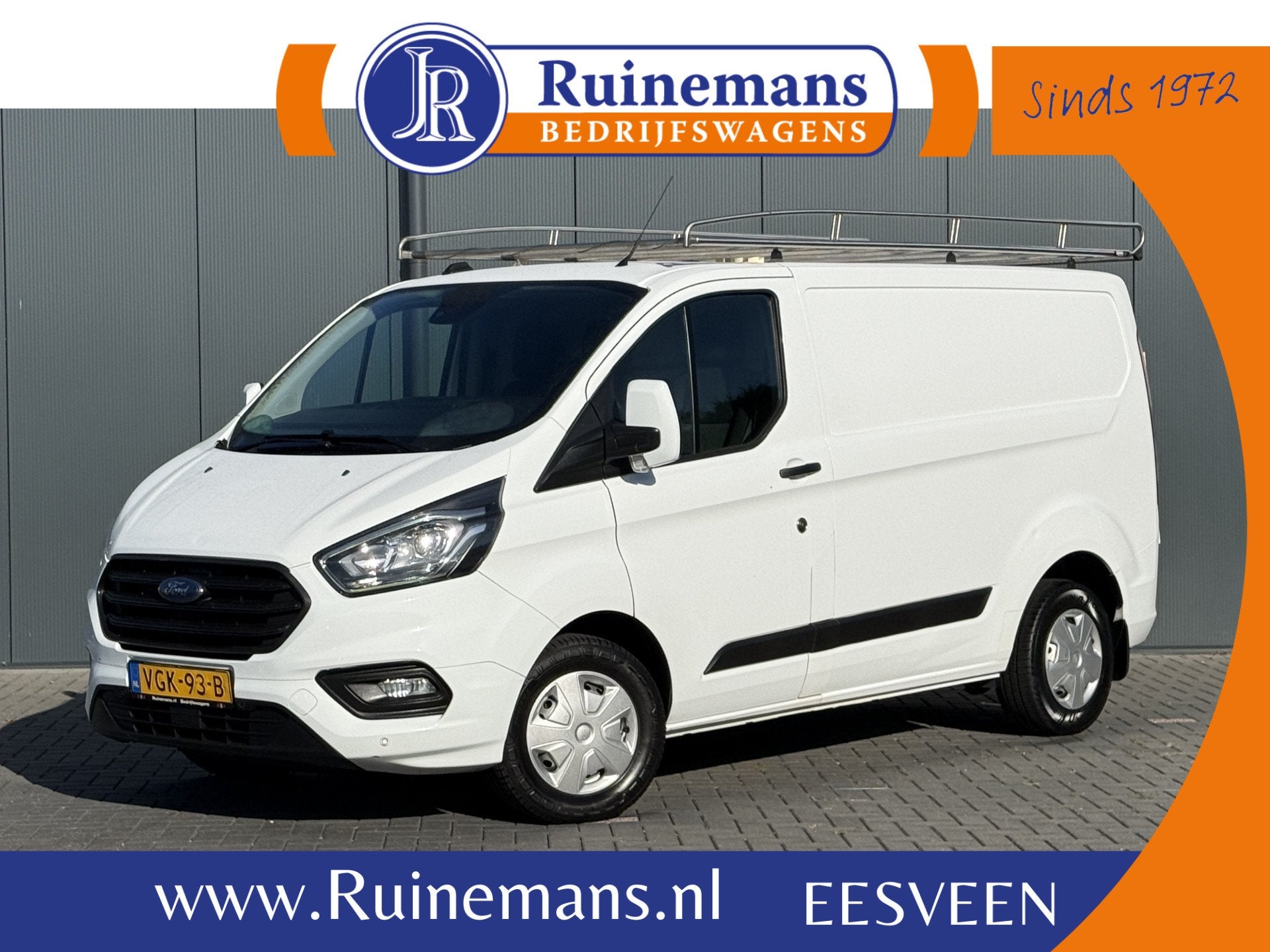 Ford Transit Custom 2.0 TDCI / L1H1 / 1e EIG / 2.5 TONS TREK, Voorwielaandrijving, 4 cilinders, LED verlichting, 2500 kg
