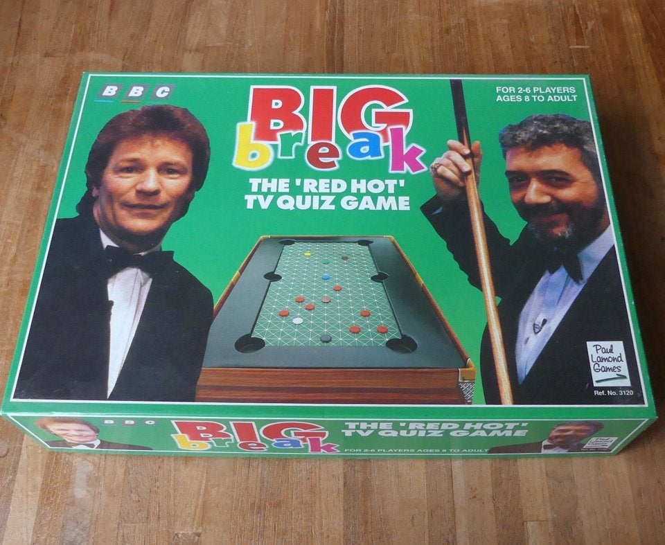 Big Break snooker game tv quiz bordspel BBC Jim Davidson, Een of twee spelers, Ophalen of Verzenden, Zo goed als nieuw