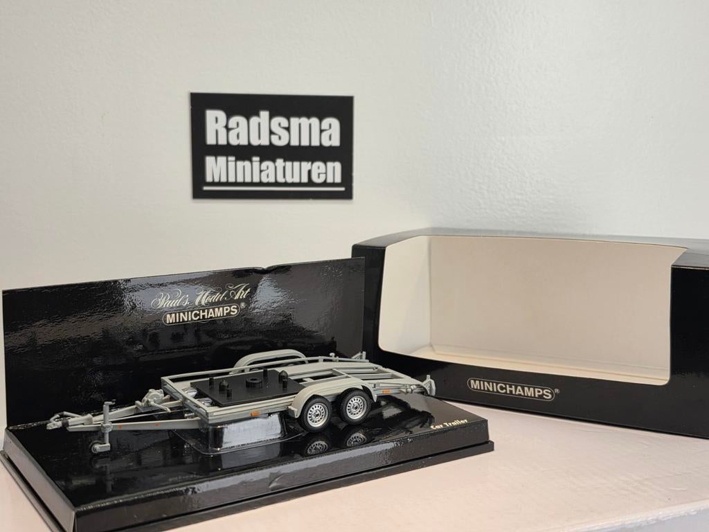 Autotrailer / Auto Ambulance - 1:43 Minichamps, Hobby en Vrije tijd, Modelauto's | 1:43, Nieuw, Auto, MiniChamps, Ophalen of Verzenden