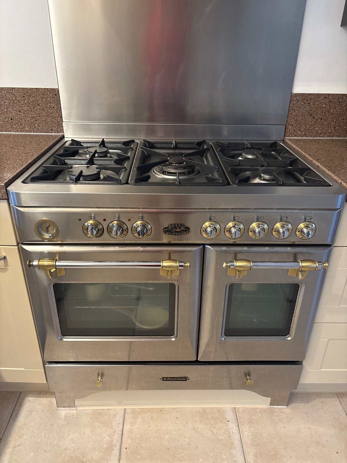 Royal Chiantishire Fratelli Onofri fornuis + Elektr. Ovens, Ophalen, Gebruikt, Hete lucht, 60 cm of meer