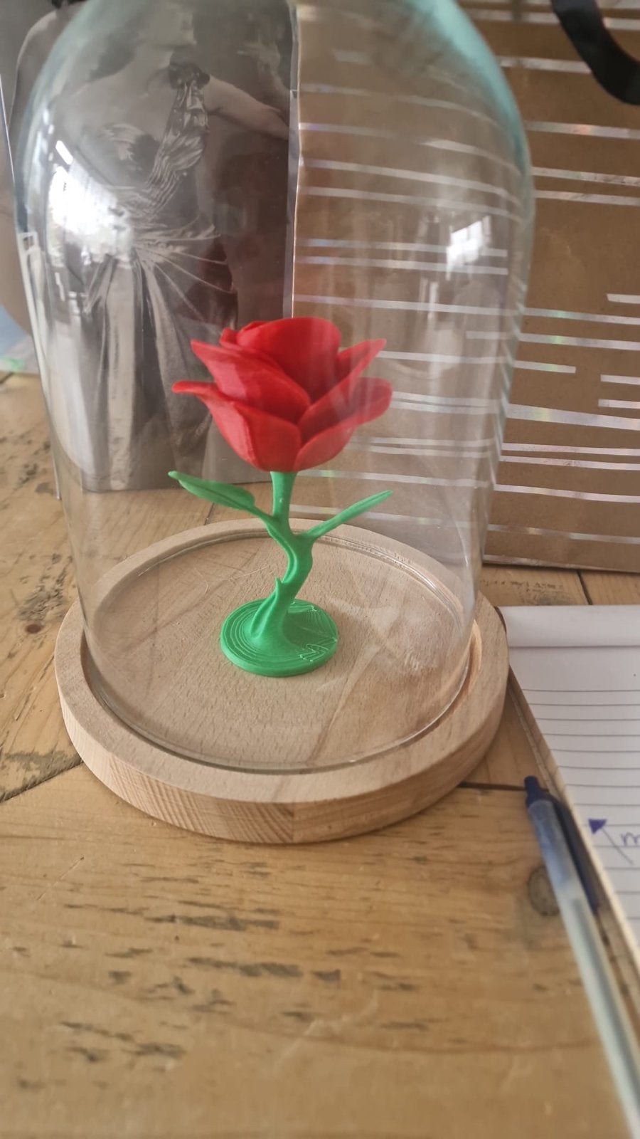 Sprookjesachtige Roos van PLA - Zonder chemicaliën, Overige stijlen, Nieuw, Kunststof, Ophalen of Verzenden