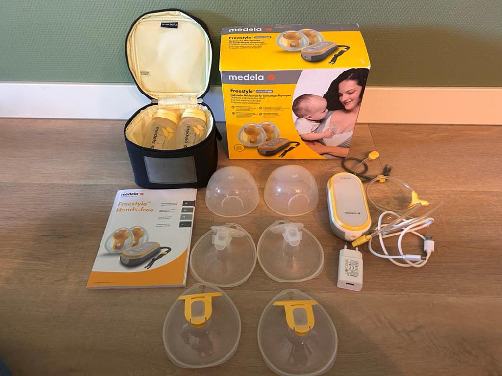 Medela Freestyle Flex Dubbele Elektrische Borstkolf, Kinderen en Baby's, Ophalen of Verzenden, Zo goed als nieuw