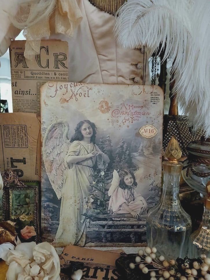 🌲Victoriaanse  bescherm engel...kerst🌲, Diversen, Verzenden, Nieuw