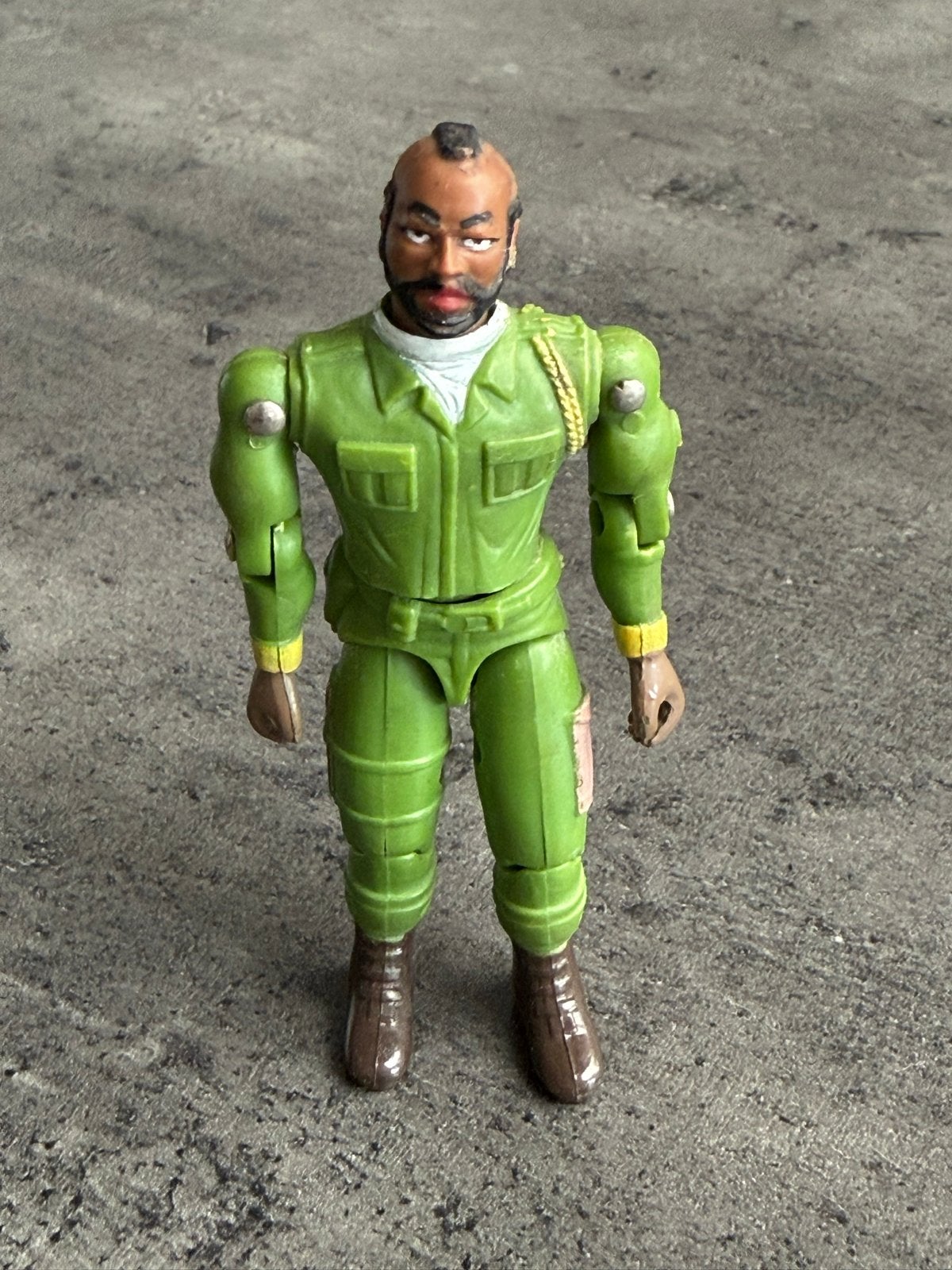 Vintage B.A. Baracus (Mr. T) Actiefiguur - A-Team 1983, Ophalen of Verzenden, Gebruikt