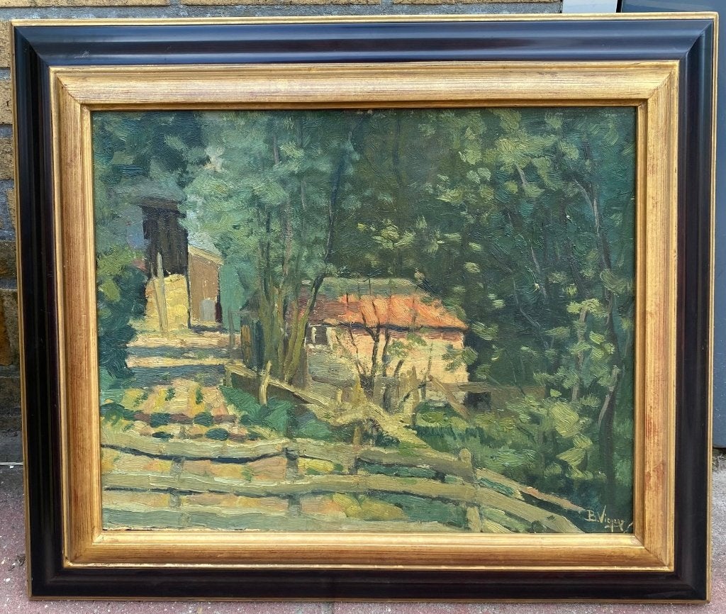 Te koop: Ben Viegers, Paneel, Ophalen of Verzenden, Olieverf, Klassiek