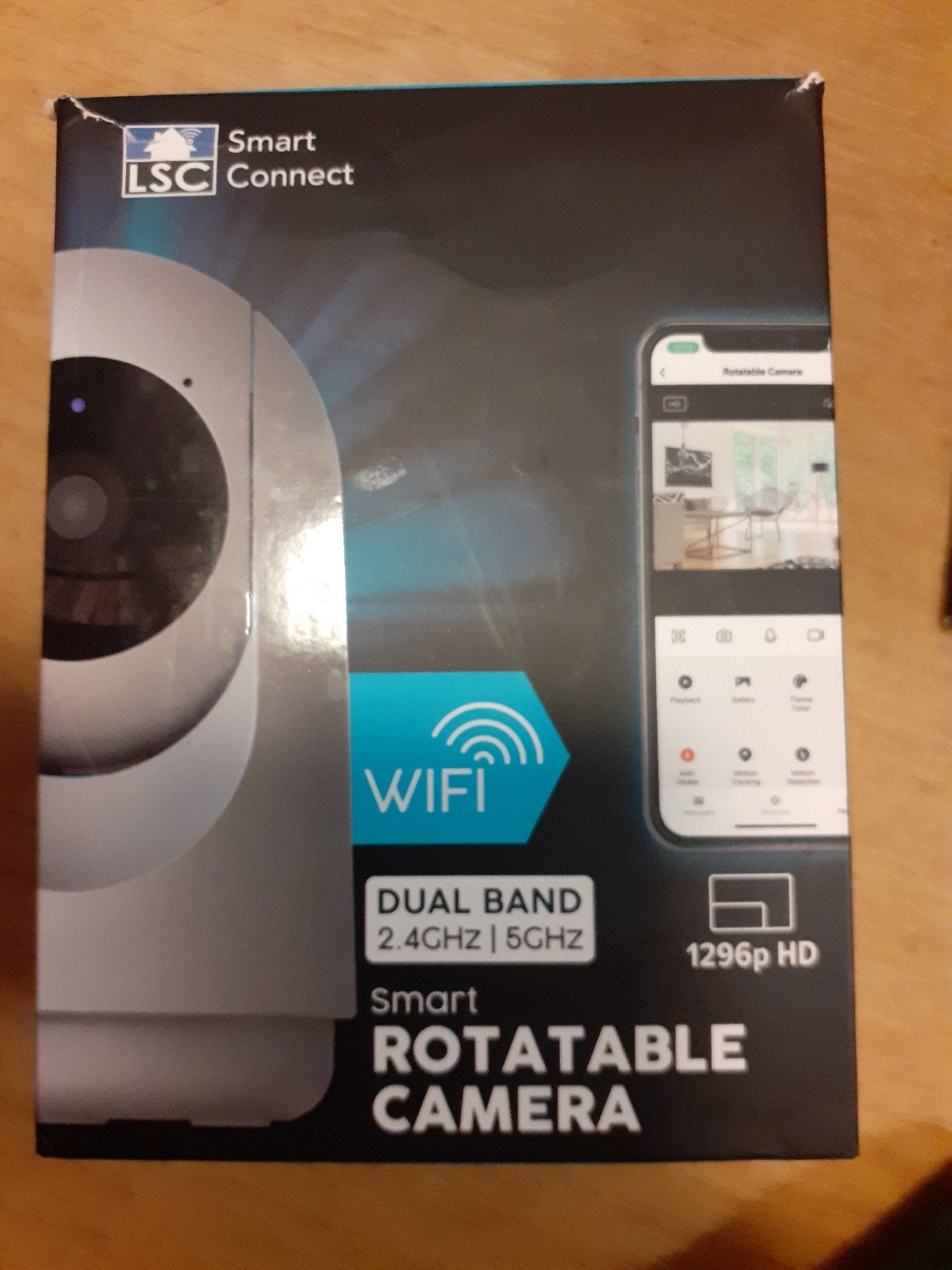LSC Smart Connect Roteerbare Binnencamera 1296p HD, Ophalen
