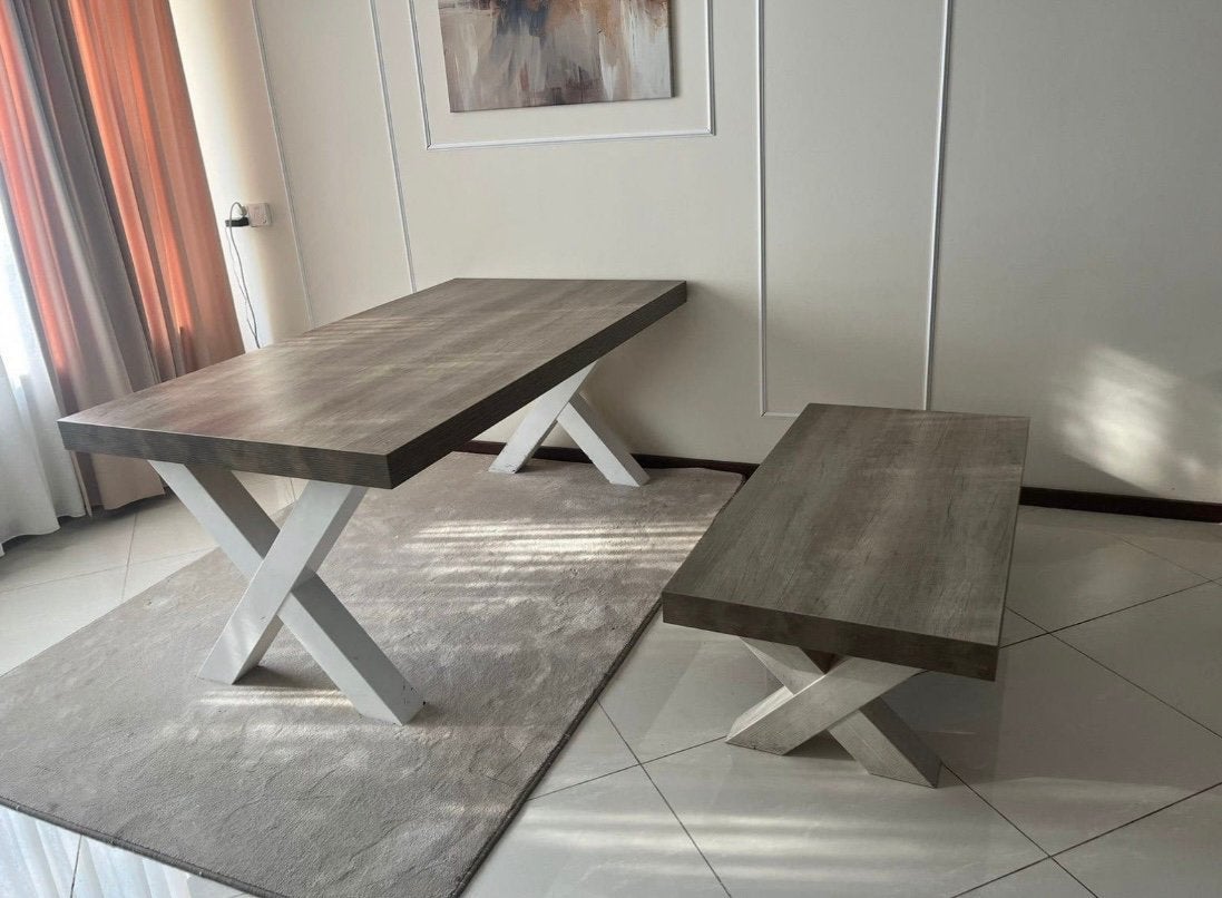 Een mooie en goede eettafel en salontafel te koop, Huis en Inrichting, Ophalen, 50 tot 100 cm, Zo goed als nieuw, 150 tot 200 cm