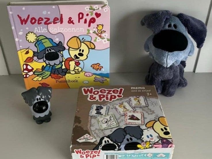 Pakketje woezel en pip, puzzelboek knuffel, Ophalen of Verzenden, Zo goed als nieuw, Jongen of Meisje