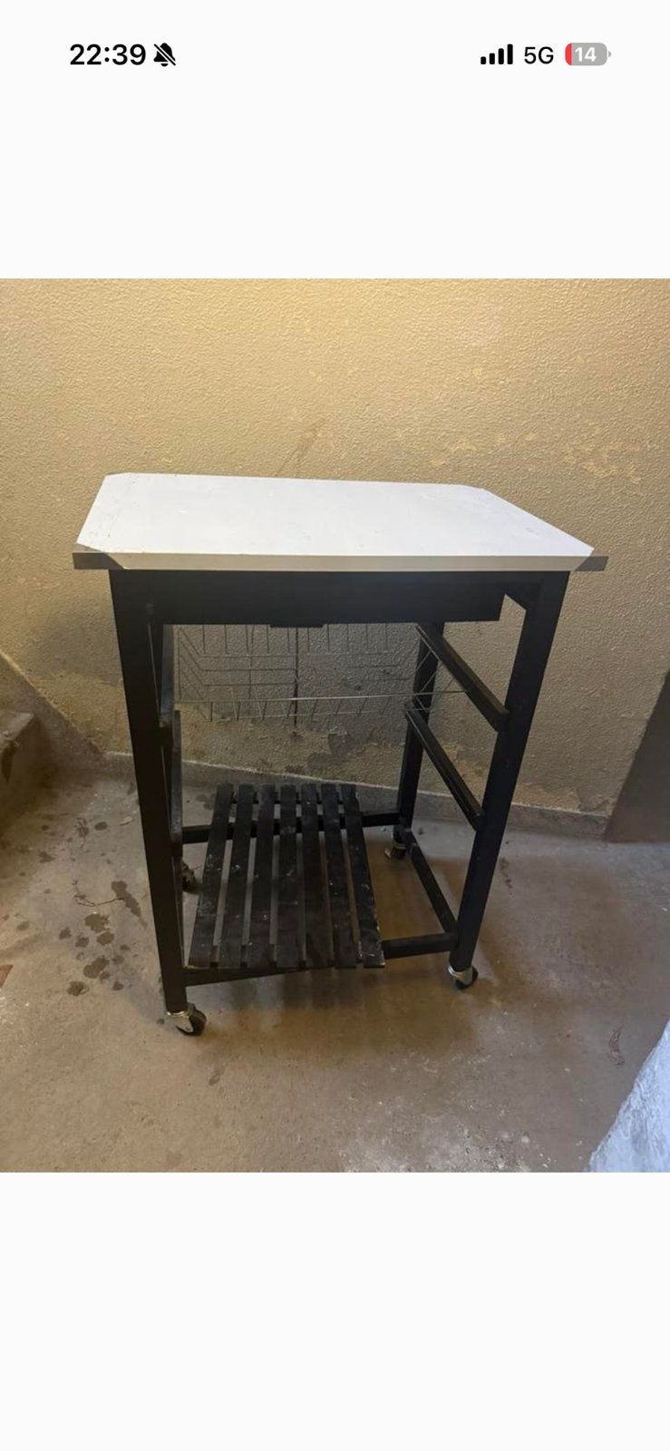 Keukentrolly, Ophalen, 50 tot 100 cm, Zo goed als nieuw, Minder dan 100 cm