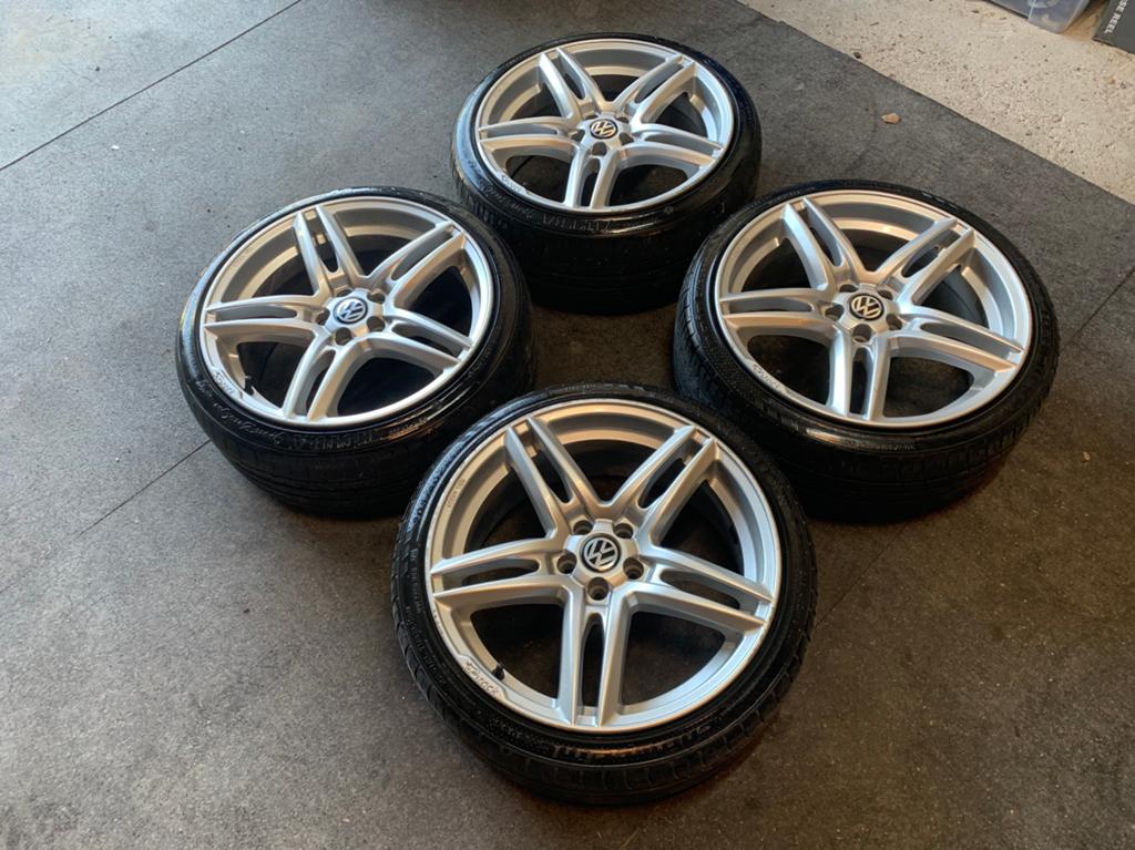 18 inch Brock set 5x100 !, Ophalen of Verzenden, 18 inch, Zomerbanden, Banden en Velgen
