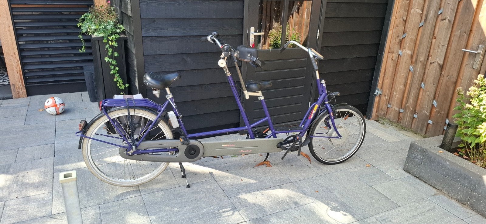 Ouder-kindtandem, Fietsen en Brommers, Fietsen | Tandems, Ophalen, Minder dan 10 versnellingen, Gebruikt, Minder dan 49 cm