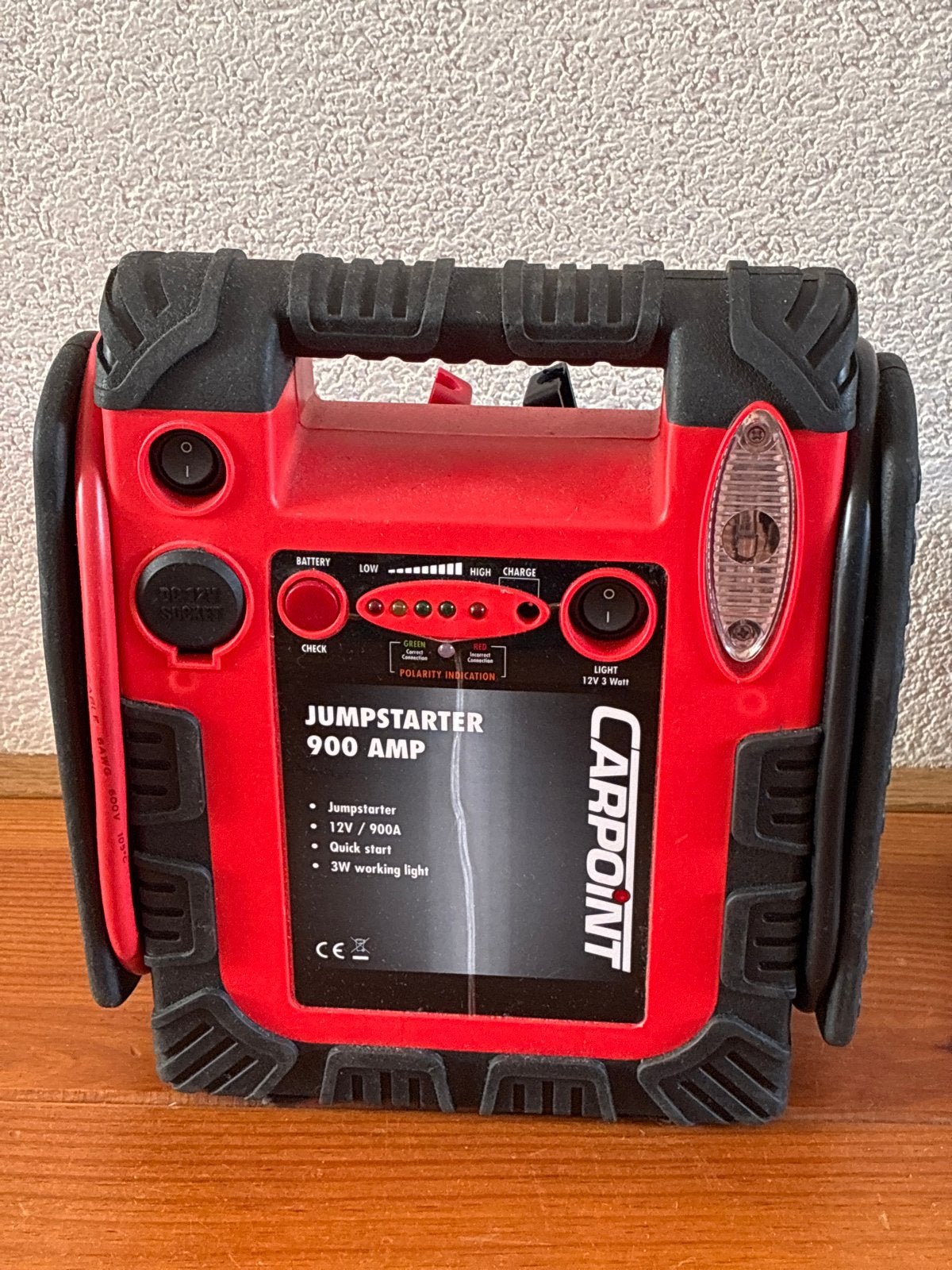 Carpoint Jumpstarter 900 AMP (lader ontbreekt), Auto diversen, Ophalen of Verzenden, Gebruikt