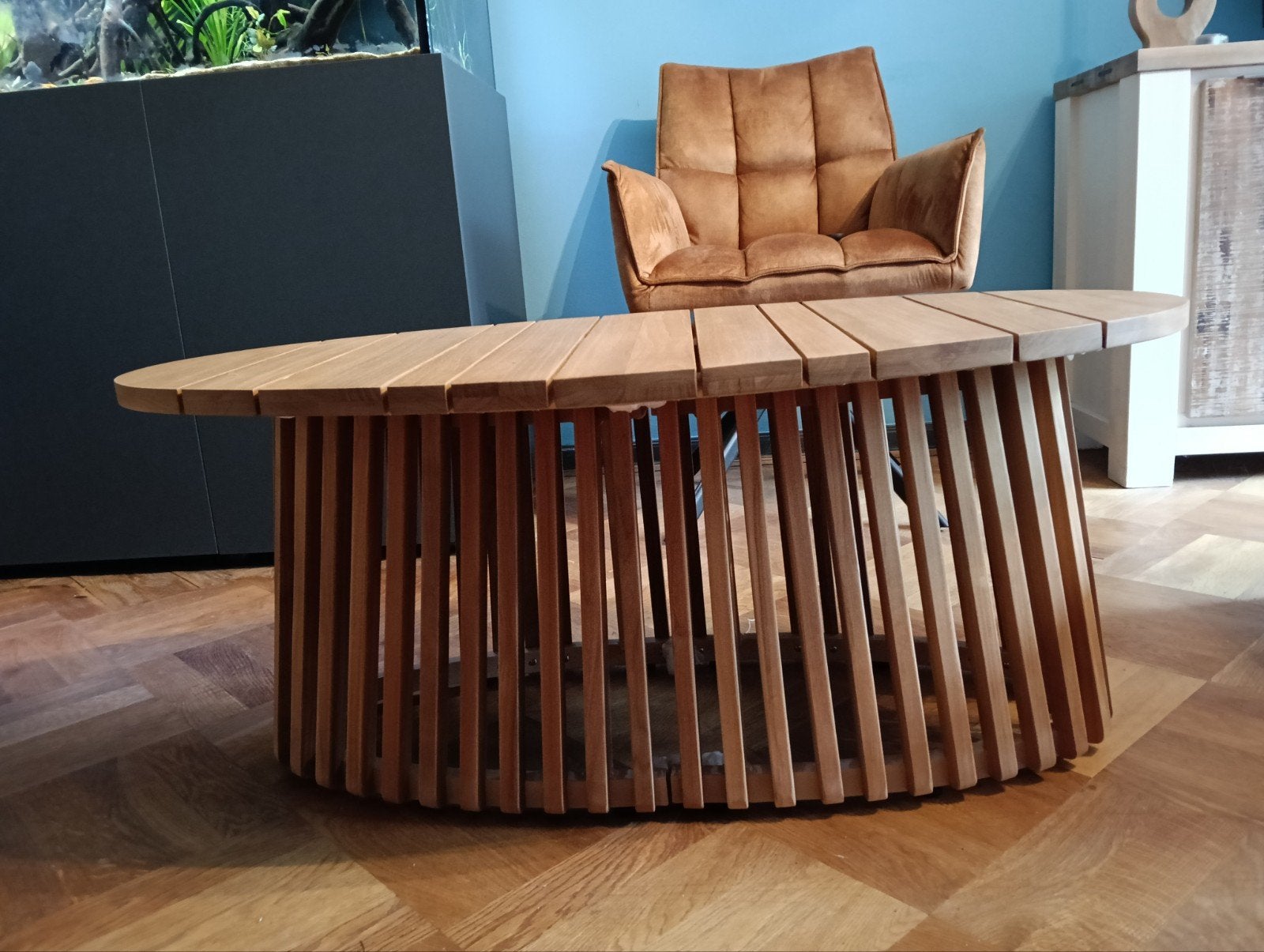 NIEUW Salon tafel Teun 58x109x45. in de winkel nog €499, Huis en Inrichting, Tafels | Salontafels, Ophalen, 100 tot 150 cm, Teakhout