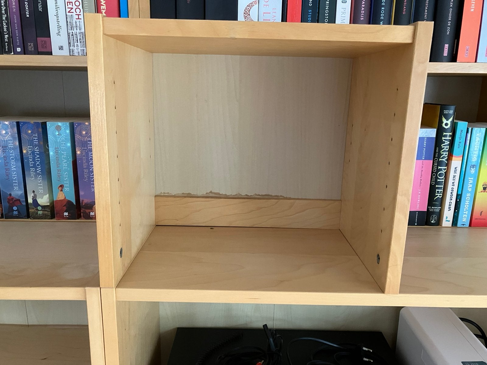 Opzetstuk Billy boekenkast smal berkenfineer, Ophalen, Overige materialen, Minder dan 50 cm, Gebruikt