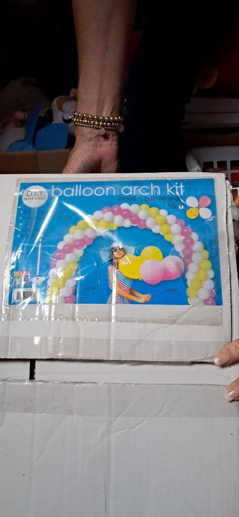 Ballonnen boog kit nieuw, Hobby en Vrije tijd, Ophalen of Verzenden, Nieuw, Versiering