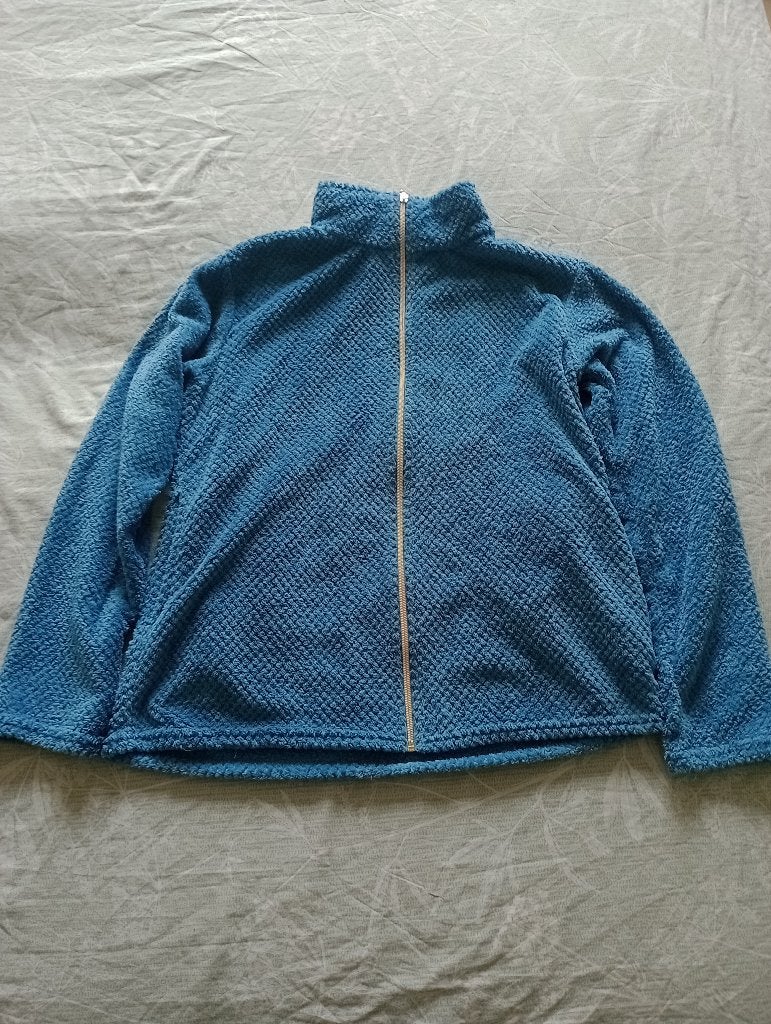 Dames Vest, Blauw - Maat L/XL, Ophalen of Verzenden, Zo goed als nieuw, Maat 46/48 (XL) of groter, Blauw