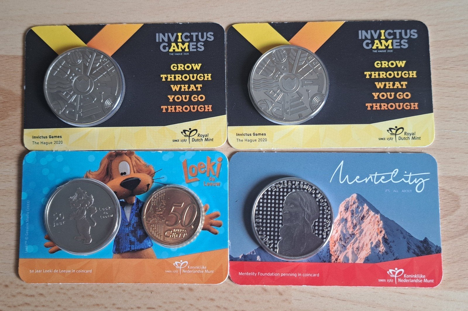 4 X diverse penningen, Ophalen of Verzenden, Overige materialen