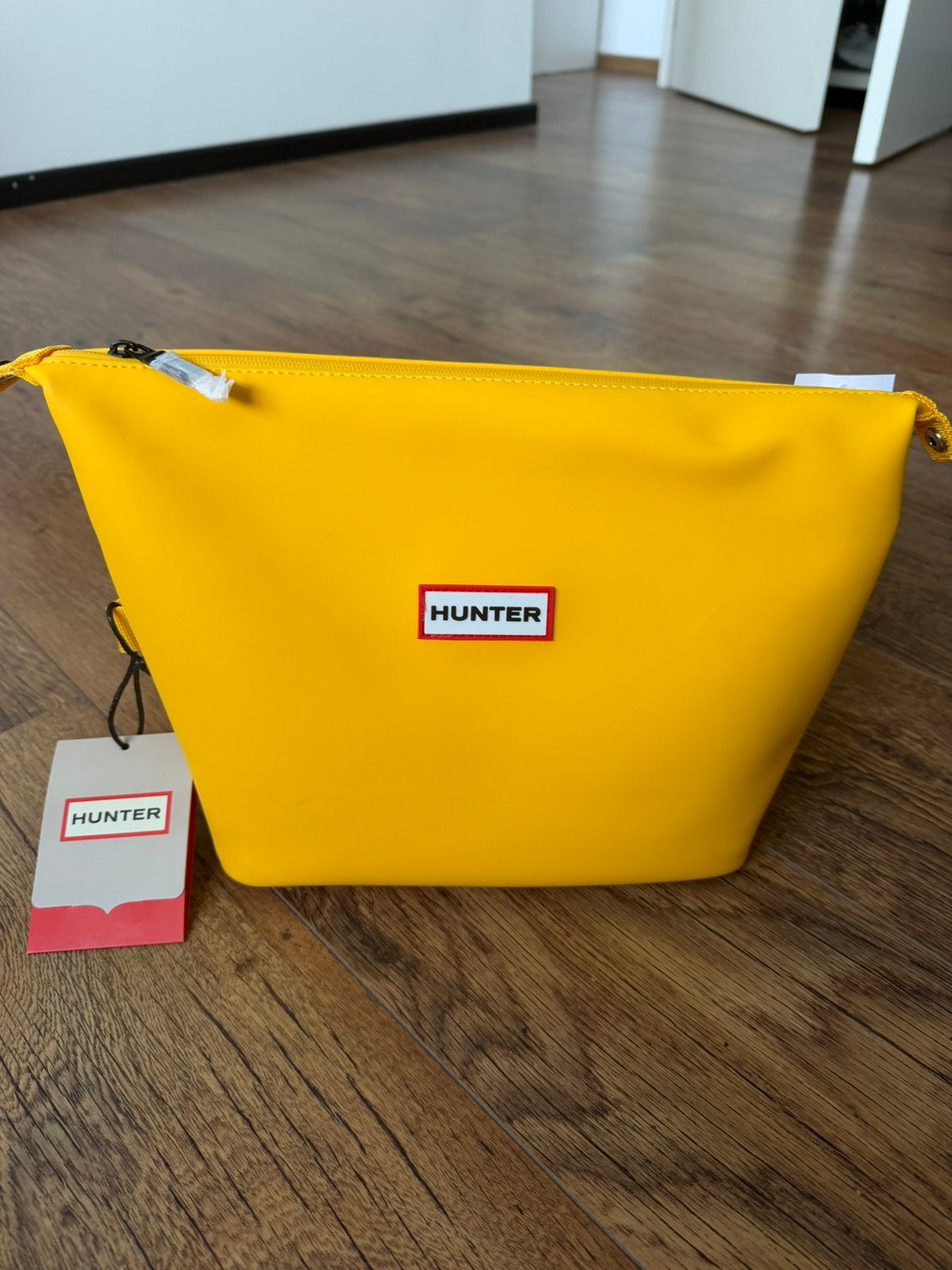 Hunter reistas/toilettas NIEUW | Waterdicht | Unisex | Geel, Ophalen of Verzenden, Nieuw, Geel, Jongen
