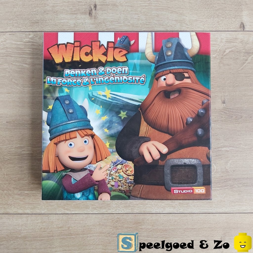 🌈 ZGAN | Wickie de Viking bordspel Denken & Doen | compleet, Een of twee spelers, Ophalen of Verzenden, Zo goed als nieuw, Studio 100