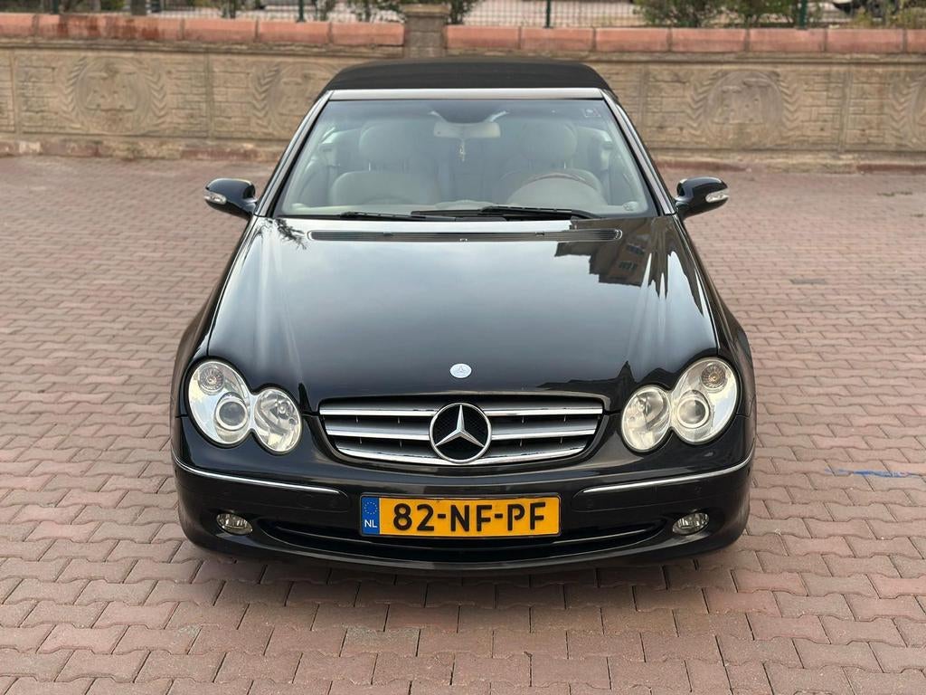 Mercedes CLK 200 kompressor, Auto's, Mercedes-Benz, Automaat, Achterwielaandrijving, Beige, 4 cilinders