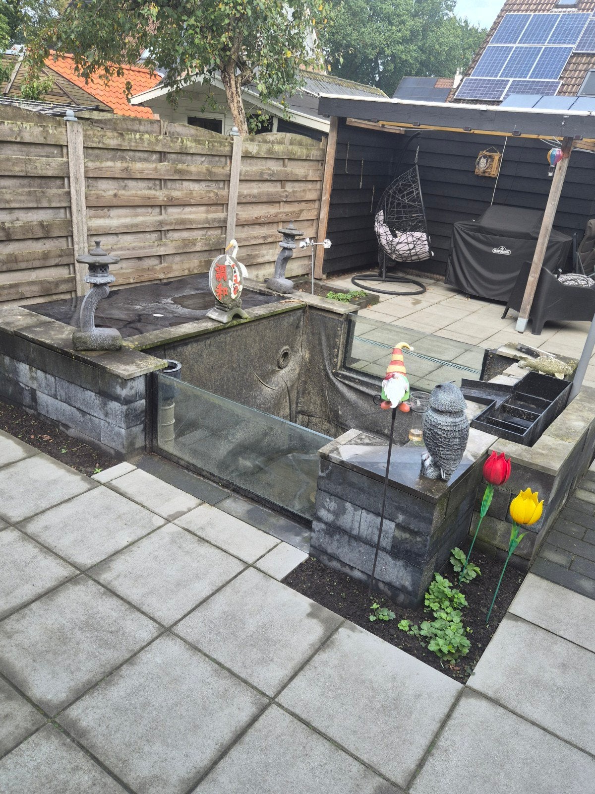 complete vijver met ramen, Tuin en Terras, Ophalen, Gebruikt