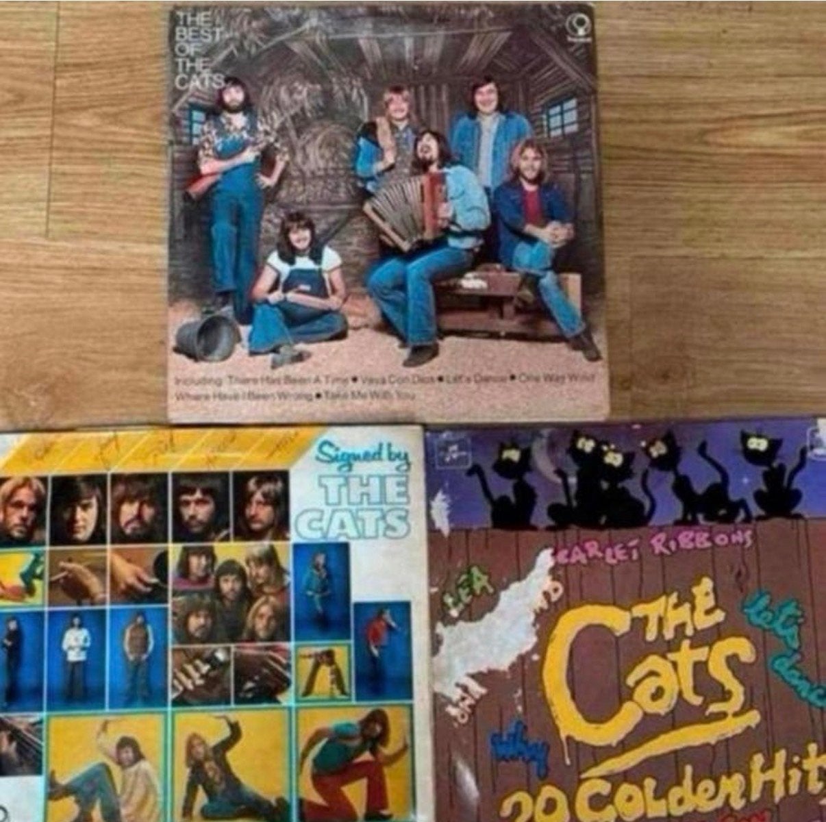 The Cats Vinyl LP's - 3 stuks, inclusief gesigneerd exemplaa, Gebruikt, Originele persing, Ophalen of Verzenden, 1970 - 1979