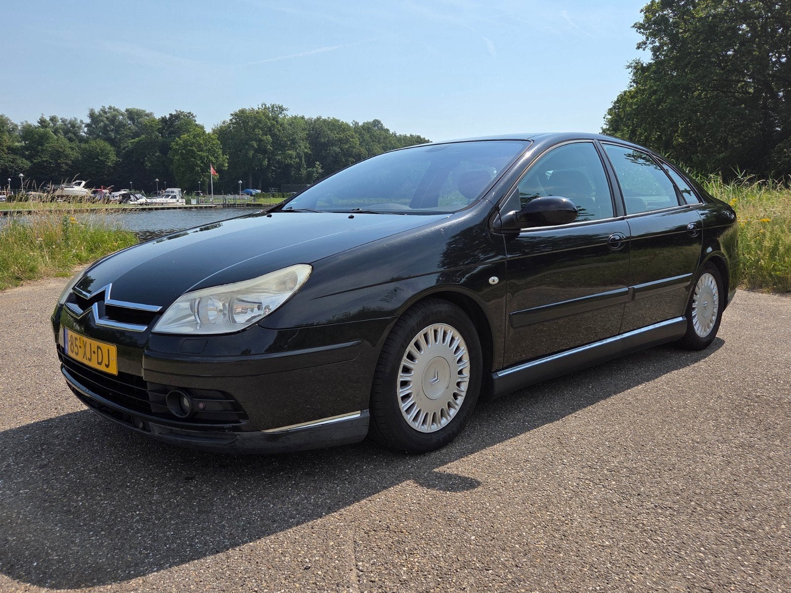 Citroën C5 2.0I 16V Ligne Business AUT (nw distributieriem), Auto's, Citroën, 4 cilinders, 700 kg, Zwart, Origineel Nederlands