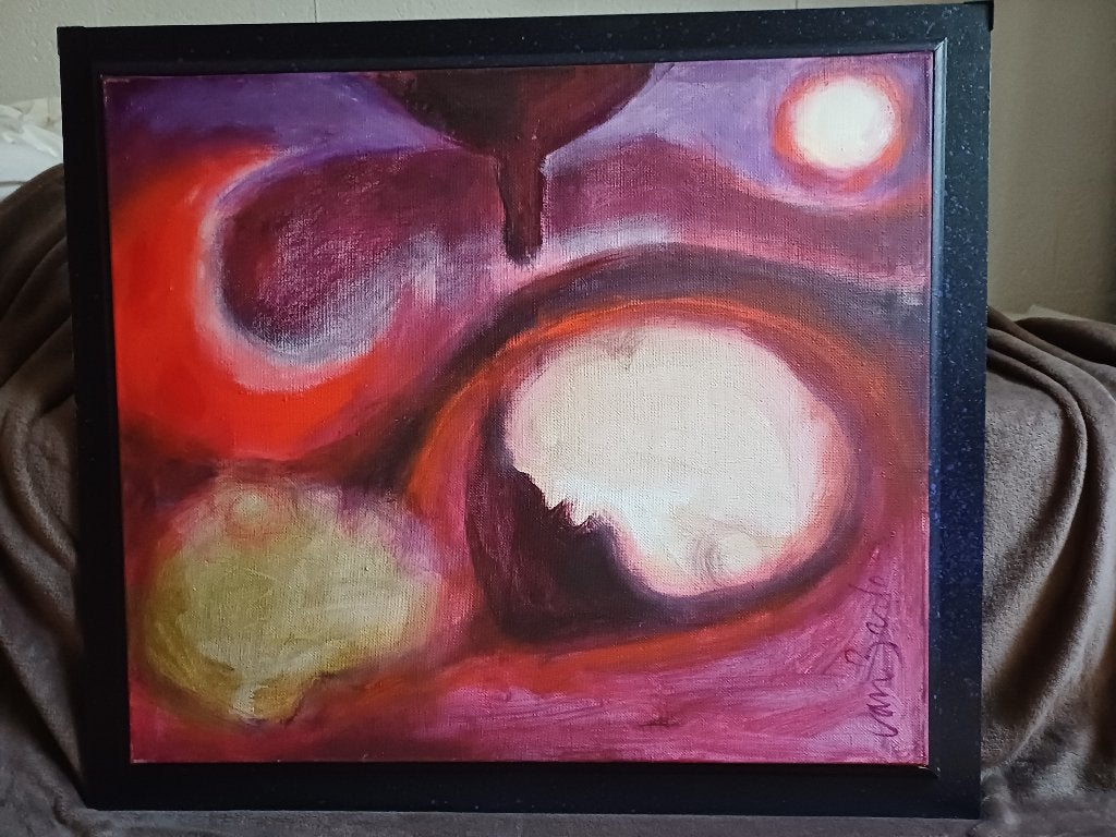 Schilderij op linnen, Acrylverf, Overig onderwerp, Handgeschilderd, Ophalen of Verzenden