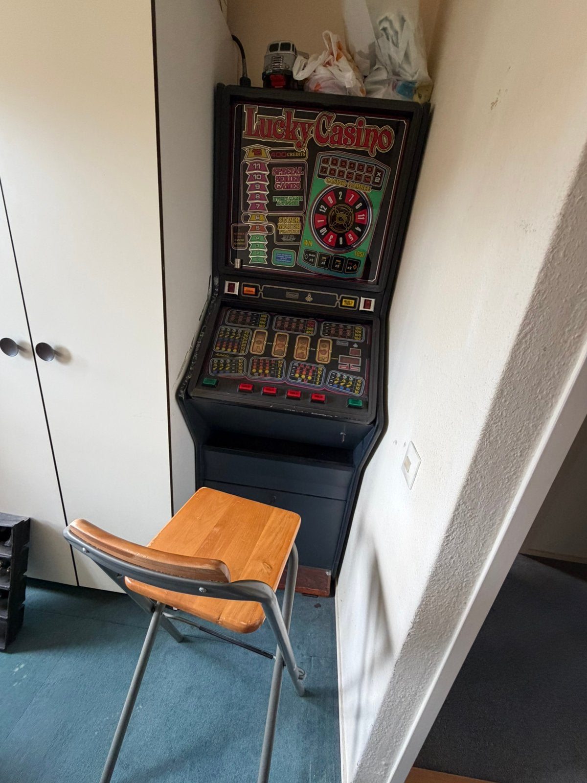 Gokkast, Verzamelen, Automaten | Gokkasten en Fruitautomaten, Gulden, Ophalen, Gebruikt, Met sleutels