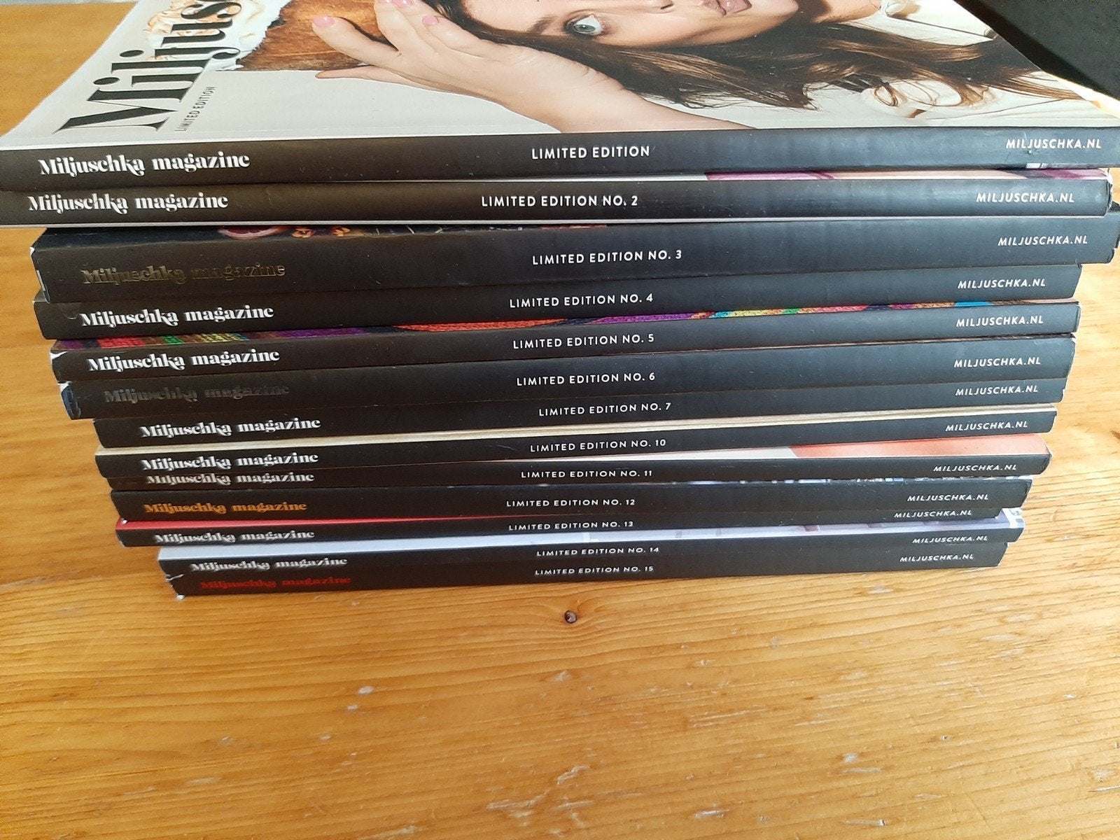 bijna complete collectie miljuschka magazine, Ophalen of Verzenden, Zo goed als nieuw