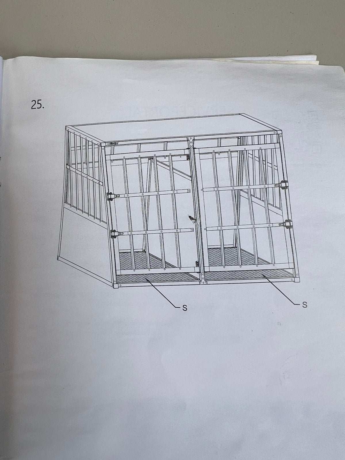 hondenbench aluminium 2 deuren zo goed als nieuw, Dieren en Toebehoren, Hondenbenches, Ophalen, Zo goed als nieuw
