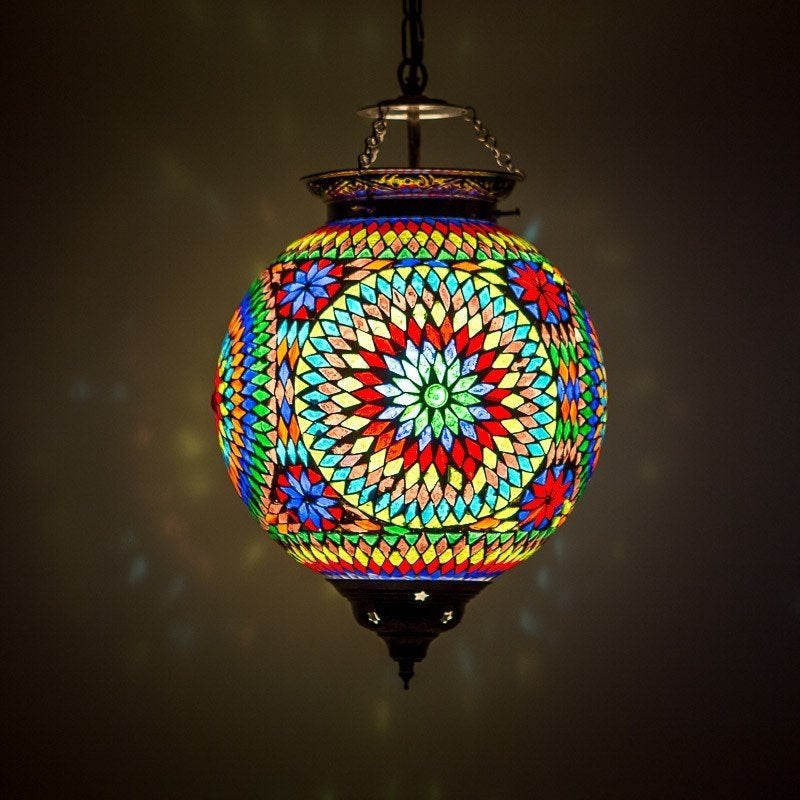 Diverse Oosters Arabisch Marrakech hanglamp lamp glasmozaiek, Oosters Arabisch 1001nacht Boho Ibiza Marrakech Marokkaans Turks