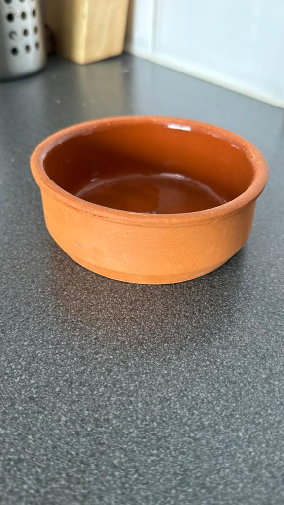 Terracotta schaaltje - Klein en veelzijdig, Gebruikt, Schaal, Rond, Ophalen of Verzenden