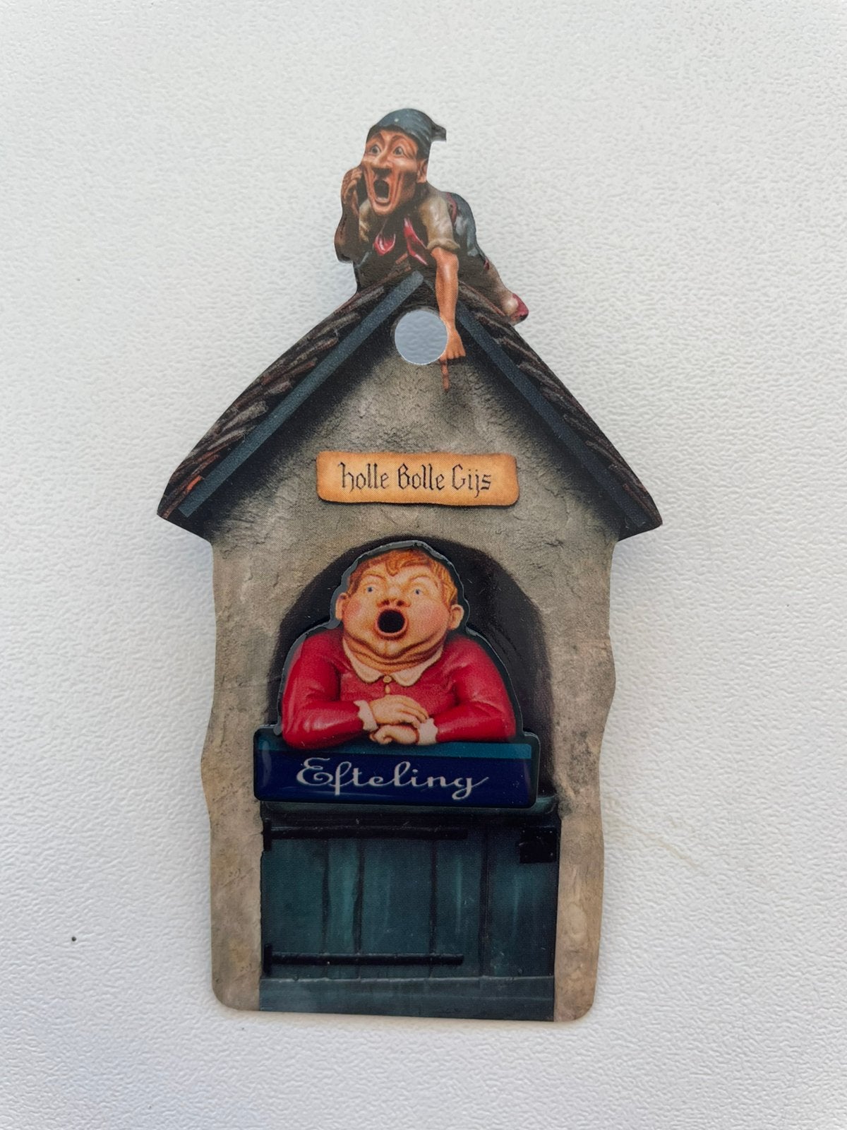 Efteling pin Holle Bolle Gijs Heruitgave op kaartje EPP 446, Ophalen of Verzenden, Nieuw, Button of Speldje