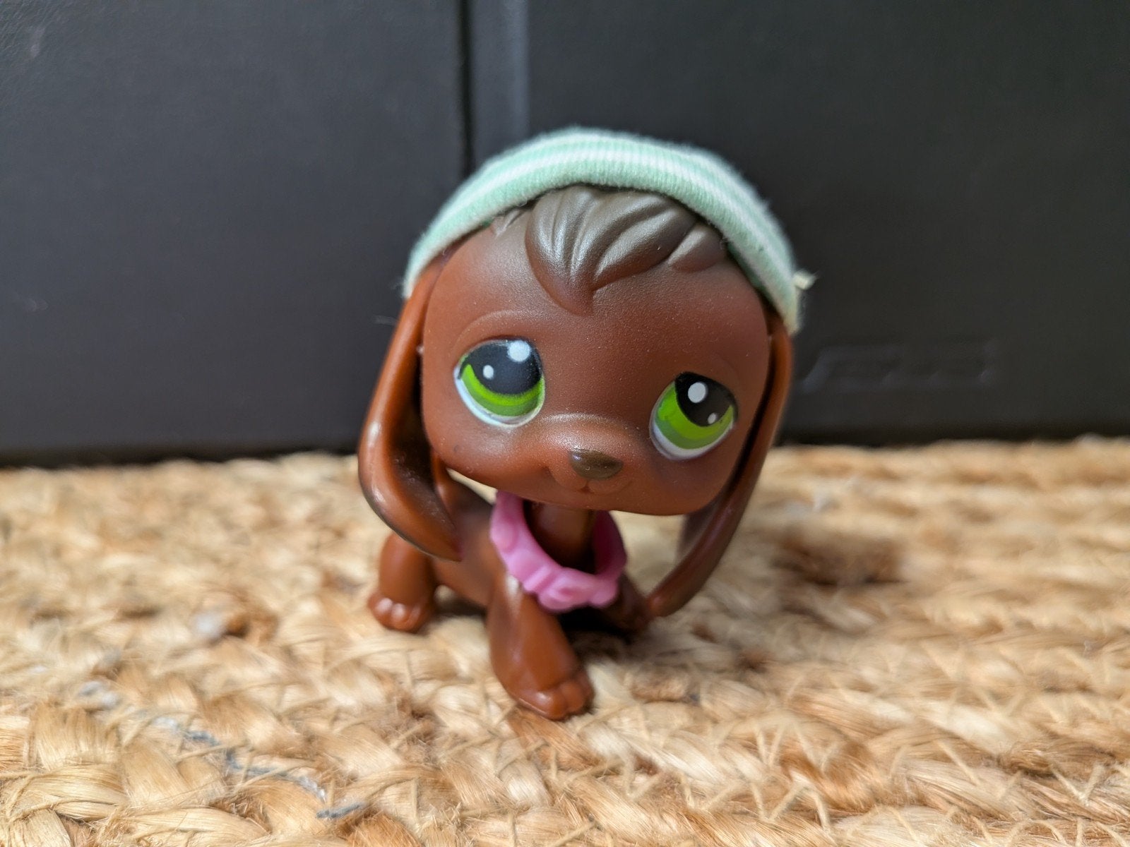 LPS Littlest Pet Shop Teckel #77 Collectors Item, Ophalen of Verzenden, Gebruikt