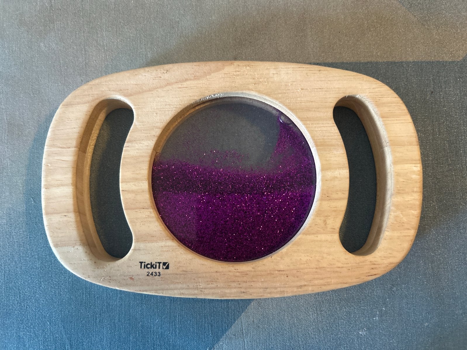 TickiT Houten Glitterpaneel Paars, Ophalen of Verzenden, Zo goed als nieuw, Overige typen