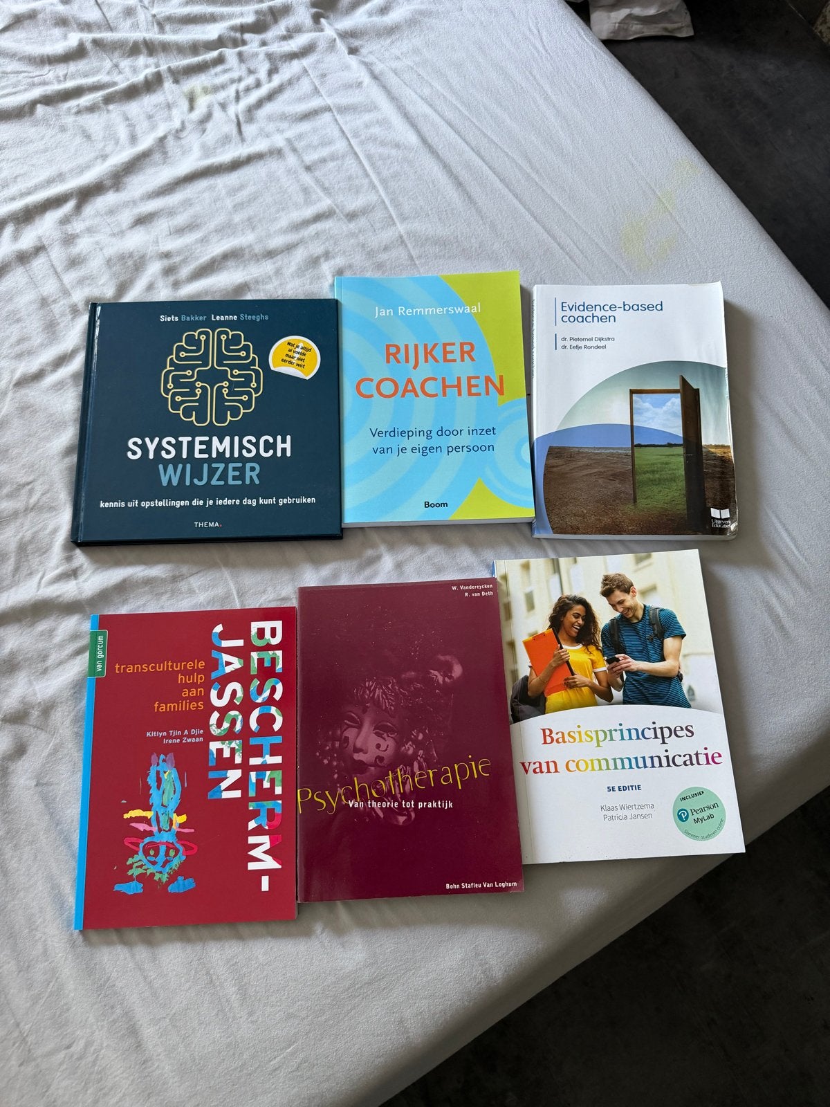 Diverse collectie studieboeken: psychologie, coaching, commu, Boeken, Ophalen of Verzenden, Gamma, Zo goed als nieuw, HBO