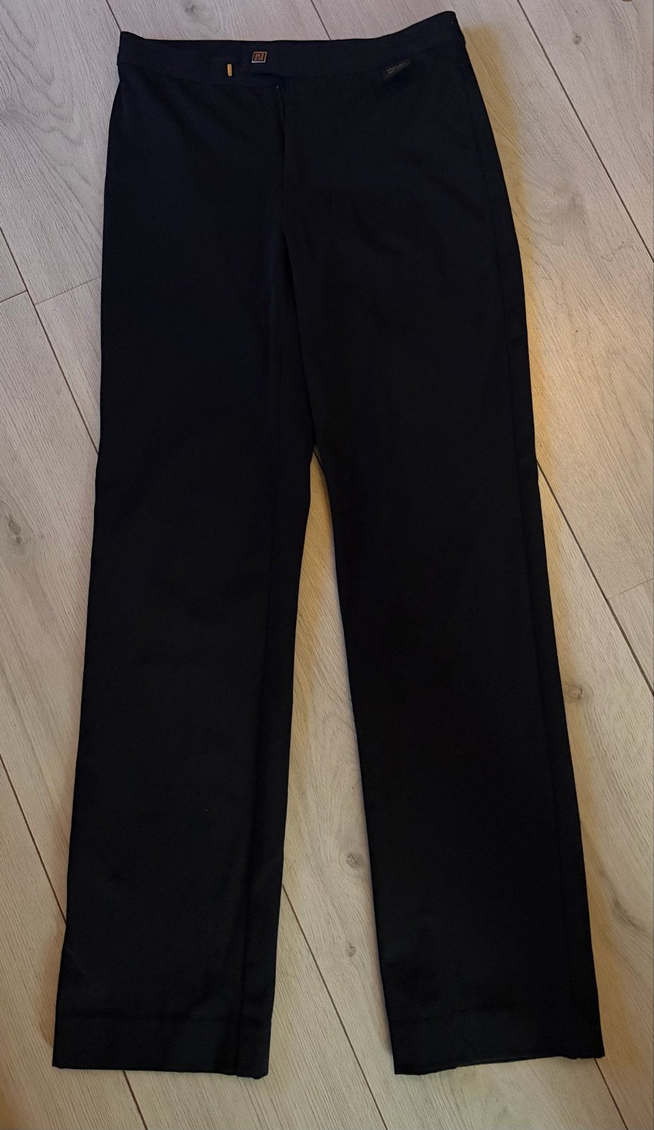 Versace Jeans Couture Zwarte Broek Maat 40, Verzenden, Zwart, Zo goed als nieuw, Maat 36 (S)