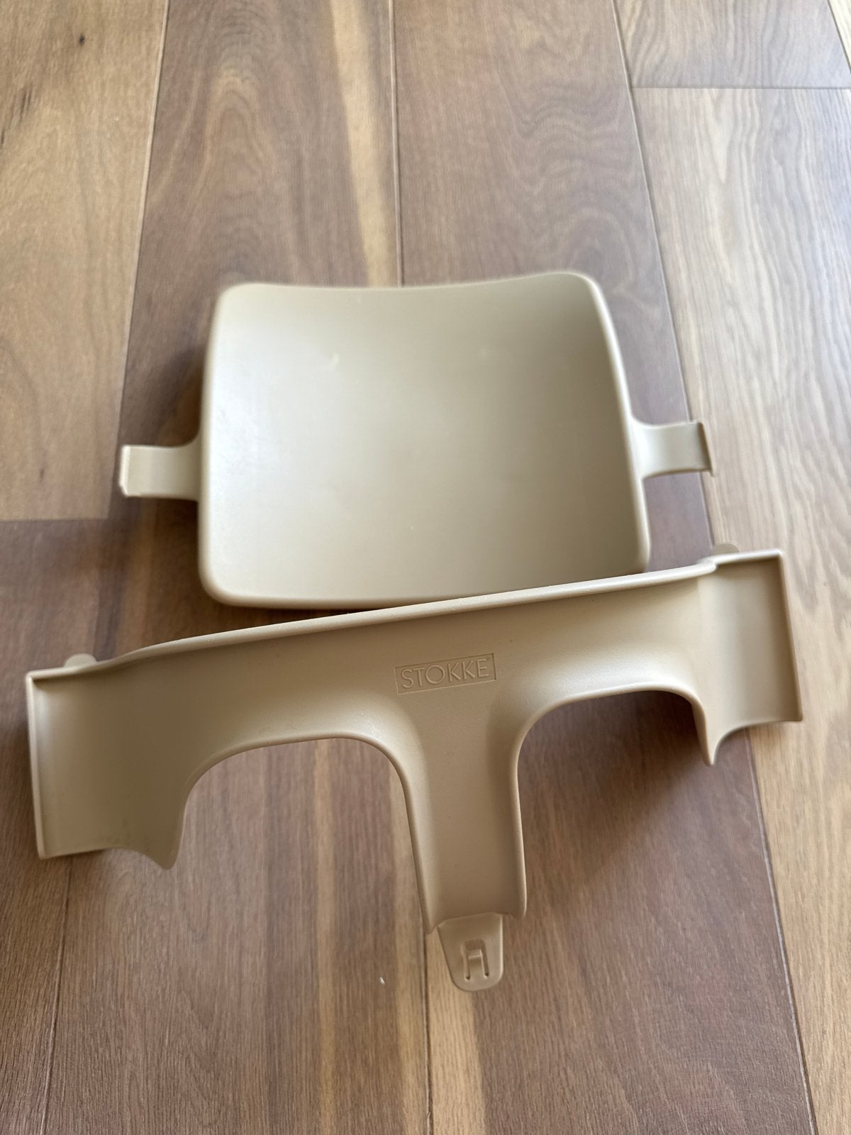 Stokke Tripp Trapp Baby Set (beige), Ophalen of Verzenden, Gebruikt, Meegroeistoel, Aanschuifbaar