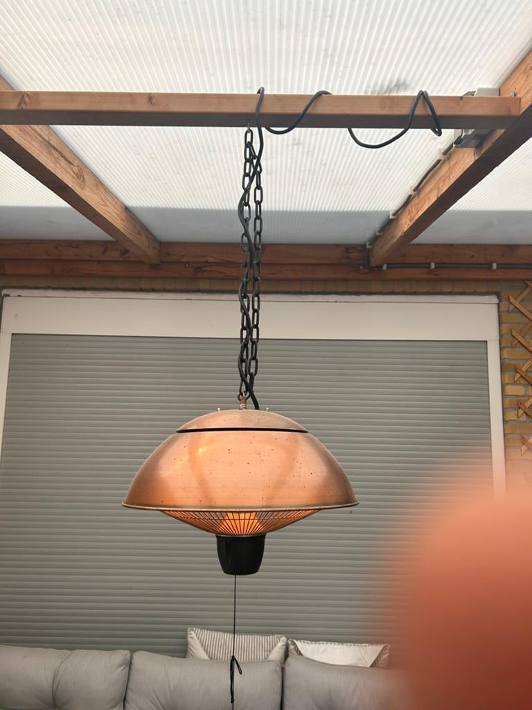 Warmtelamp voor buiten, Ophalen of Verzenden, Zo goed als nieuw, Elektrisch, Plafond