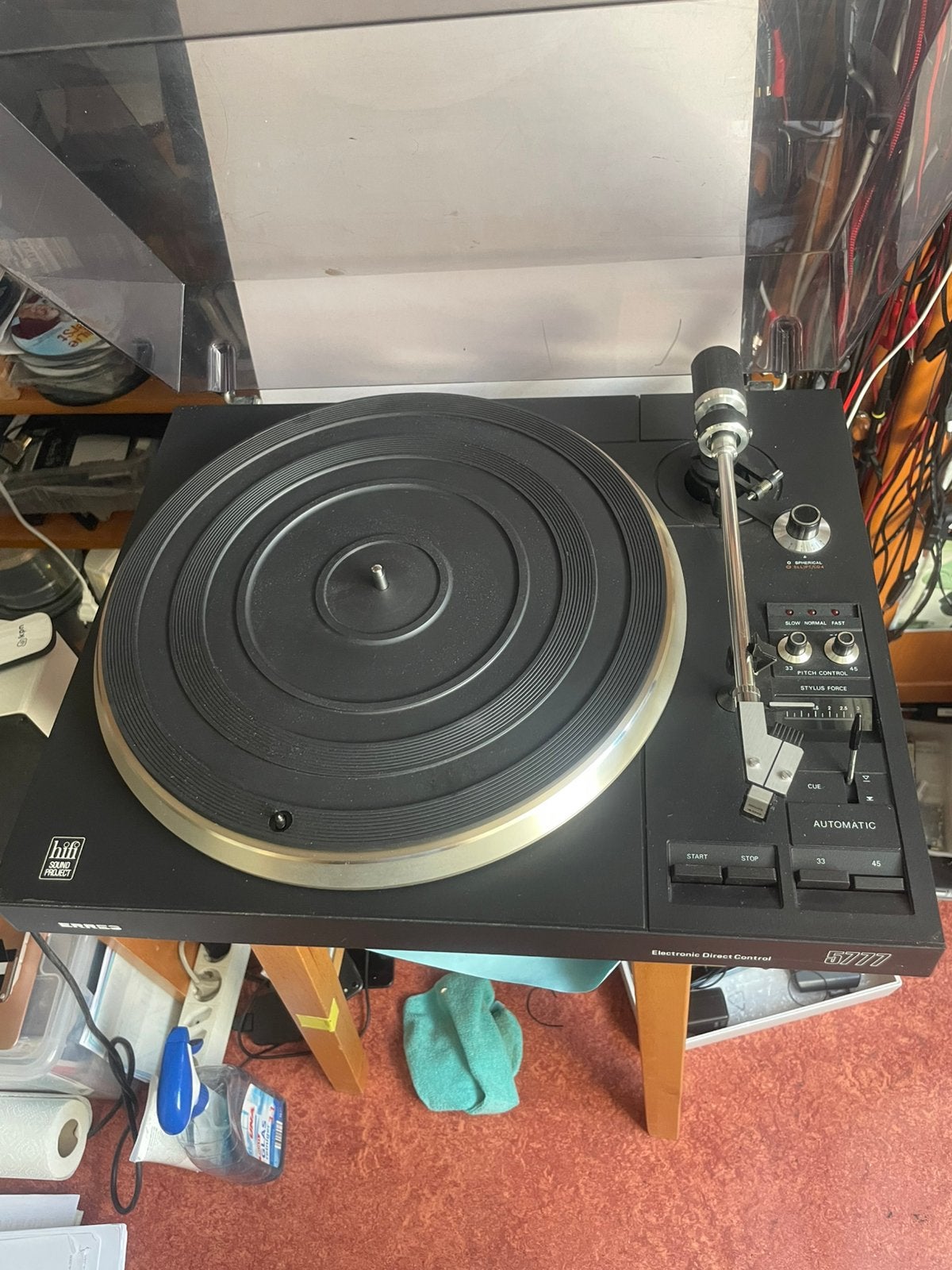 Erres/Philips platenspeler 5777, Ophalen, Philips