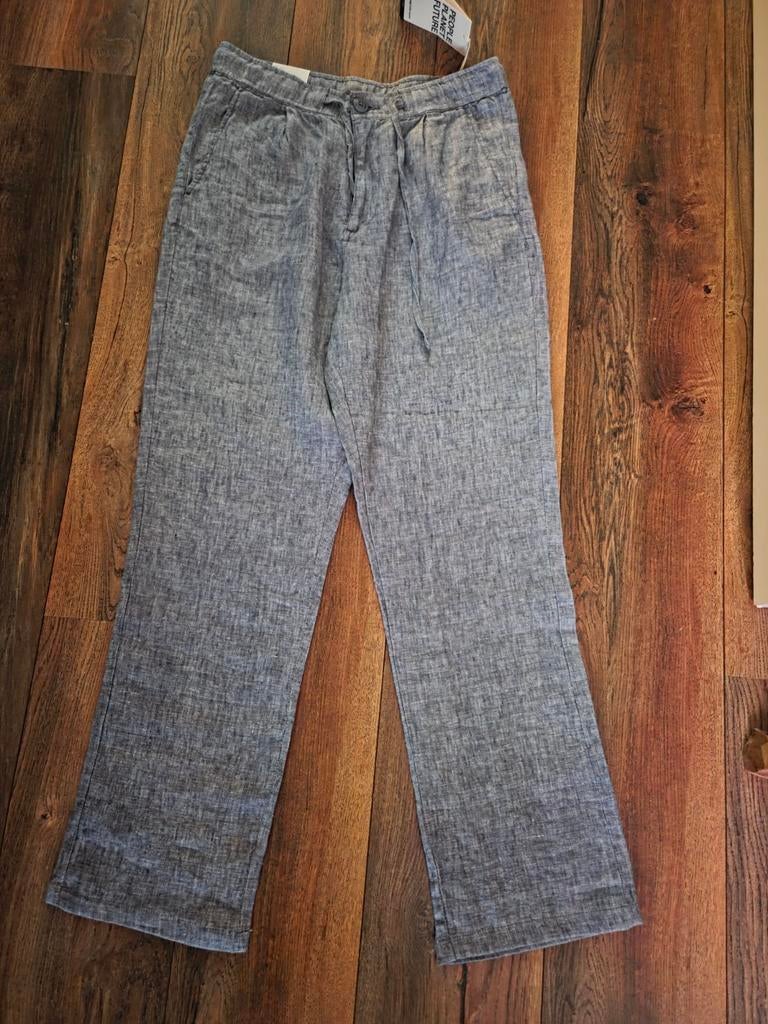 Linnen heren broek mt m, Ophalen of Verzenden, Nieuw, Overige maten, Beige