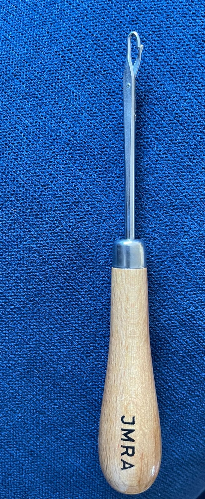 Smyrna knoophaak haaknaald latch hook houten handvat, Ophalen of Verzenden, Gebruikt, Overige typen